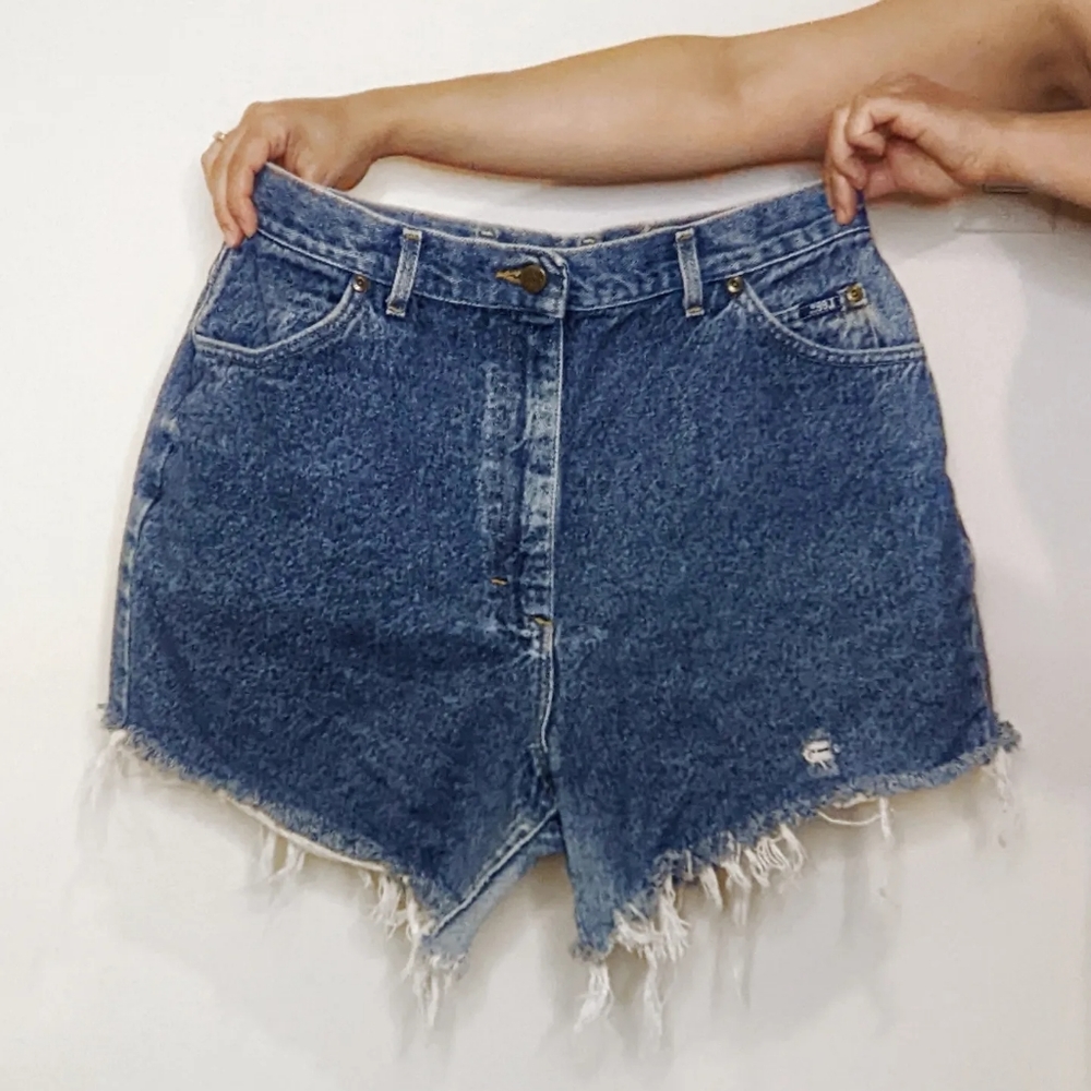 Vintage 90s Lee Denim Cut Off Shorts 100% Cotton